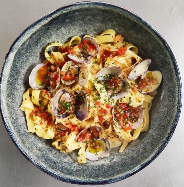 Tagliatelles aux palourdes